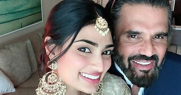 Athiya reacts to father Suniel Shetty's hilarious throwback pic, latter calls her 'goondi'
